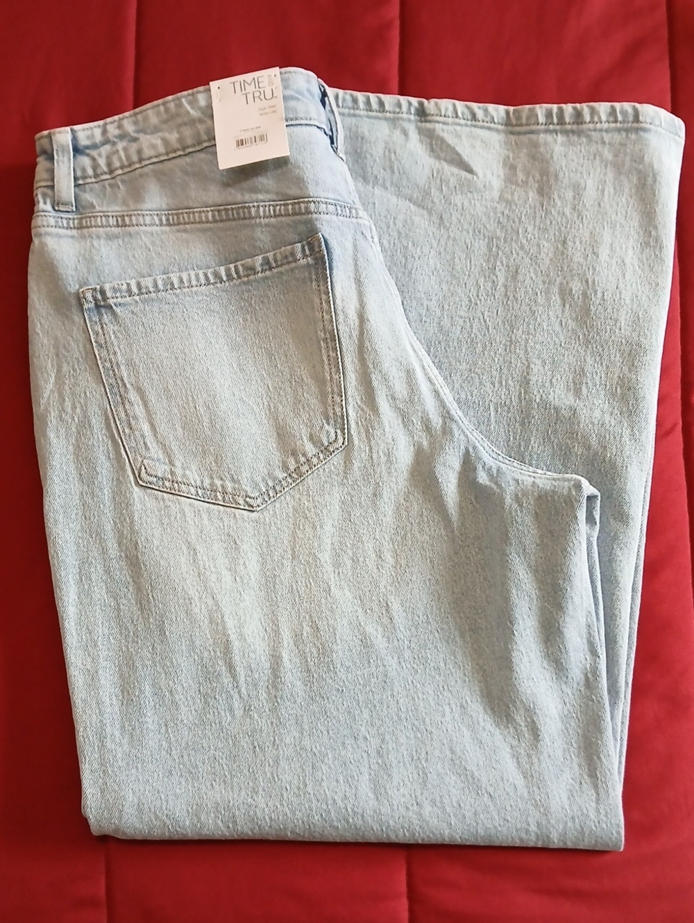 Time and Tru 16 Light Blue Wide Leg Jeans